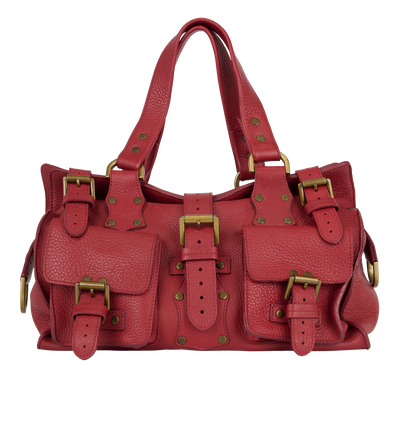 Roxanne, &pound;190, Handbags, Red, Leather, Front view